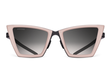 Черные женские солнцезащитные очки GRESSO Alba, бабочка, изготовленные из титана, с поляризационными линзами Zeiss #color_карамель