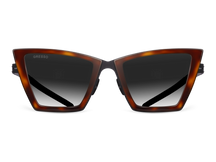 Черные женские солнцезащитные очки GRESSO Alba, бабочка, изготовленные из титана, с поляризационными линзами Zeiss #color_тортуаз