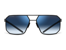 Синие мужские солнцезащитные очки GRESSO Berlin в стиле авиатор, изготовленные из титана, с поляризационными линзами Zeiss #color_синий градиент