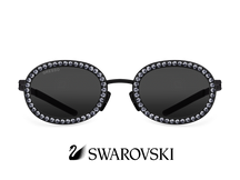 Черные женские солнцезащитные очки GRESSO Beyonce, овальные, изготовленные из титана, с поляризационными линзами Zeiss #color_серый монолит