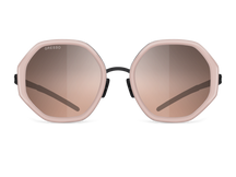 Черные женские солнцезащитные очки GRESSO Charlize, геометрия, изготовленные из титана, с поляризационными линзами Zeiss #color_карамель