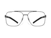 Купить онлайн или в салонах оптики в Москве и Санкт-Петербурге мужские титановые очки для зрения GRESSO Christopher с диоптриями, изготовленные по вашему рецепту. Воспользуйтесь услугой бесплатной проверки зрения и консультацией опытного врача-офтальмолога. #color_черный