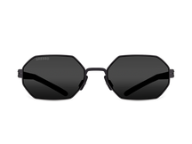 Черные мужские и женские солнцезащитные очки GRESSO Dubai, геометрия, изготовленные из титана, с поляризационными линзами Zeiss #color_серый монолит
