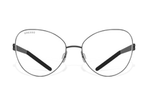 Купить онлайн или в салонах оптики в Москве и Санкт-Петербурге мужские титановые очки для зрения GRESSO Giselle с диоптриями, изготовленные по вашему рецепту. Воспользуйтесь услугой бесплатной проверки зрения и консультацией опытного врача-офтальмолога. #color_черный