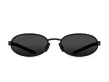 Черные женские солнцезащитные очки GRESSO Isadora, круглые, изготовленные из титана, с поляризационными линзами Zeiss #color_серый монолит