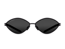 Черные женские солнцезащитные очки GRESSO Jackie, геометрия, изготовленные из титана, с поляризационными линзами Zeiss #color_серый монолит