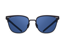 Синие мужские солнцезащитные очки GRESSO Lancaster, круглые, изготовленные из титана, с поляризационными линзами Zeiss #color_синий монолит