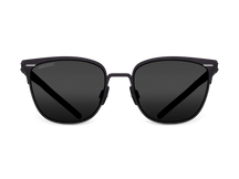 Черные мужские солнцезащитные очки GRESSO Lancaster, круглые, изготовленные из титана, с поляризационными линзами Zeiss #color_серый монолит