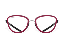 Купить онлайн или в салонах оптики в Москве и Санкт-Петербурге мужские титановые очки для зрения GRESSO Laura с диоптриями, изготовленные по вашему рецепту. Воспользуйтесь услугой бесплатной проверки зрения и консультацией опытного врача-офтальмолога. #color_бордо