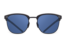 Синие мужские солнцезащитные очки GRESSO San-Marco, вайфареры, изготовленные из титана, с поляризационными линзами Zeiss #color_синий монолит