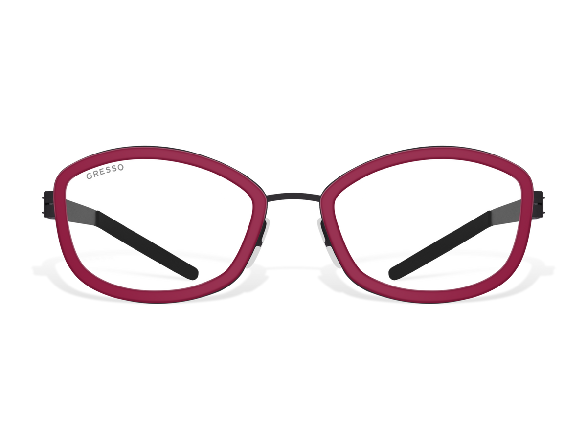 Купить онлайн или в салонах оптики в Москве и Санкт-Петербурге мужские титановые очки для зрения GRESSO Theresa с диоптриями, изготовленные по вашему рецепту. Воспользуйтесь услугой бесплатной проверки зрения и консультацией опытного врача-офтальмолога. #color_бордо