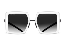 Черные женские солнцезащитные очки GRESSO Venezia, квадратные, изготовленные из титана, с поляризационными линзами Zeiss #color_белый