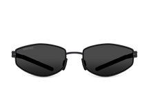 Черные женские солнцезащитные очки GRESSO Virginia, геометрия, изготовленные из титана, с поляризационными линзами Zeiss #color_серый монолит